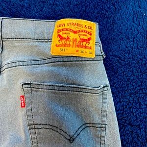 Levi Strauss & Co Gray Jeans Mens